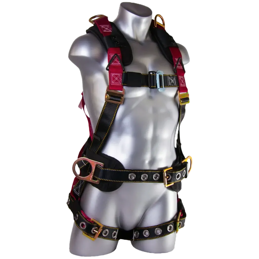 ACH3340 Harnais avec dorsal Pad épl Pos. Rouge