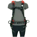 ACH3820 Harnais avec dorsal Pad épl Rouge