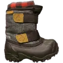 A8329 Giggle Botte hiver avec feutre Enfant Gris Noir -ACTON