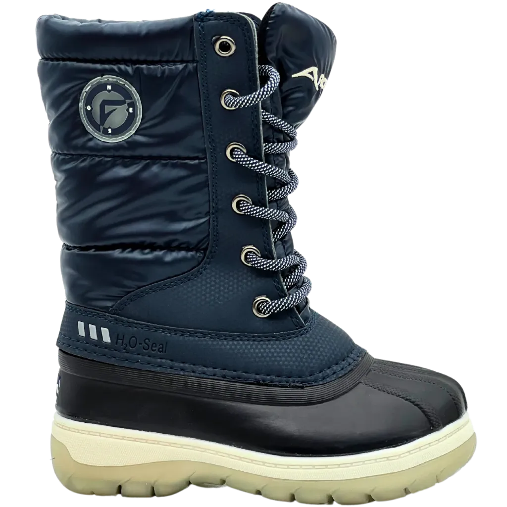 A8379 Botte hiver avec feutre Enfant Marine -ACTON