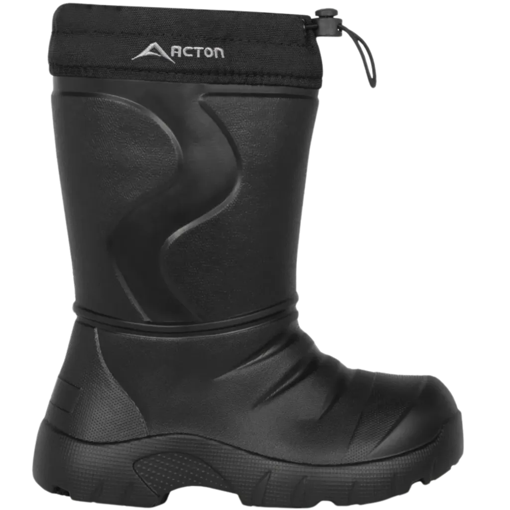 A8586 Slushy Botte imperméable avec feutre Enfant Noir -ACTON