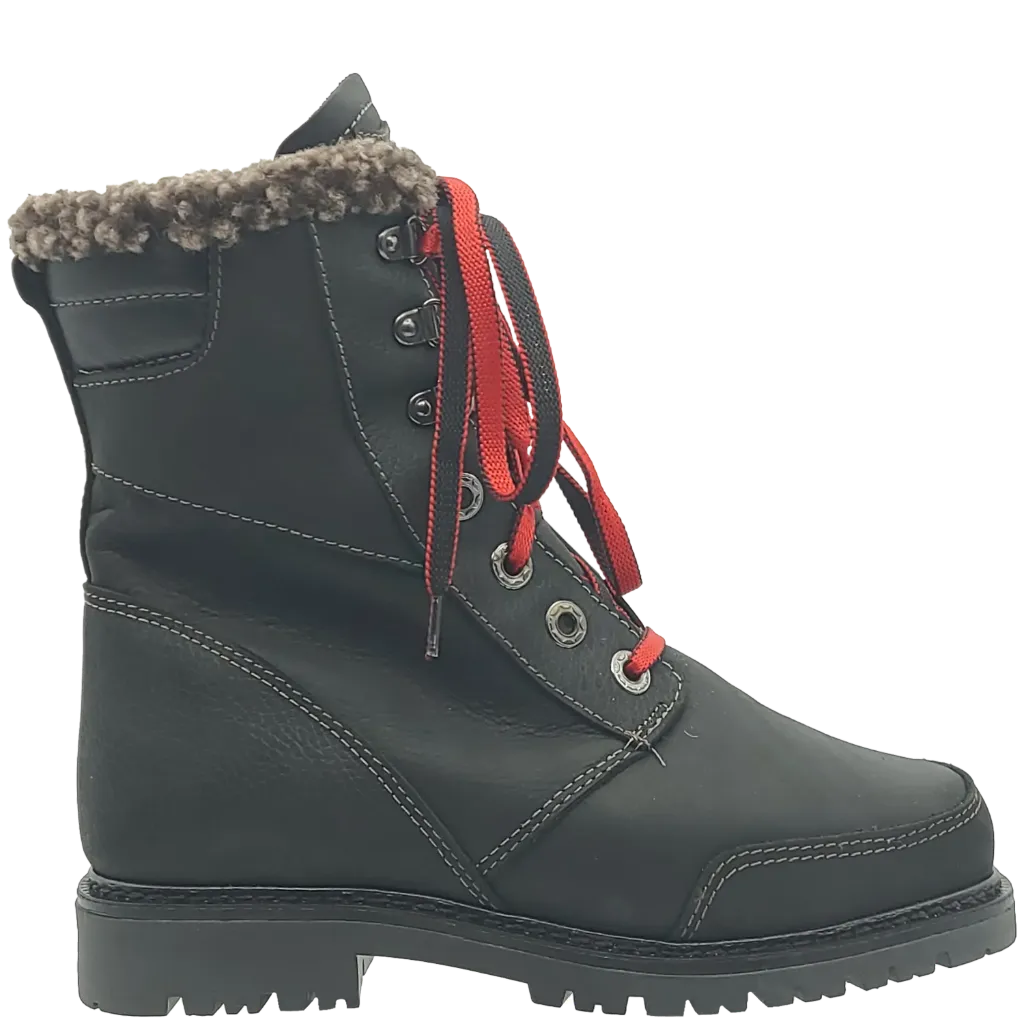 7615 Anphibio Botte hiver femme Noir -ANFIBIO