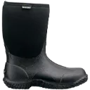 BFR0270 Botte imperméable doublée Femme Noir