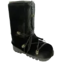 BH*0618 Botte hiver avec feutre Unisexe Noir