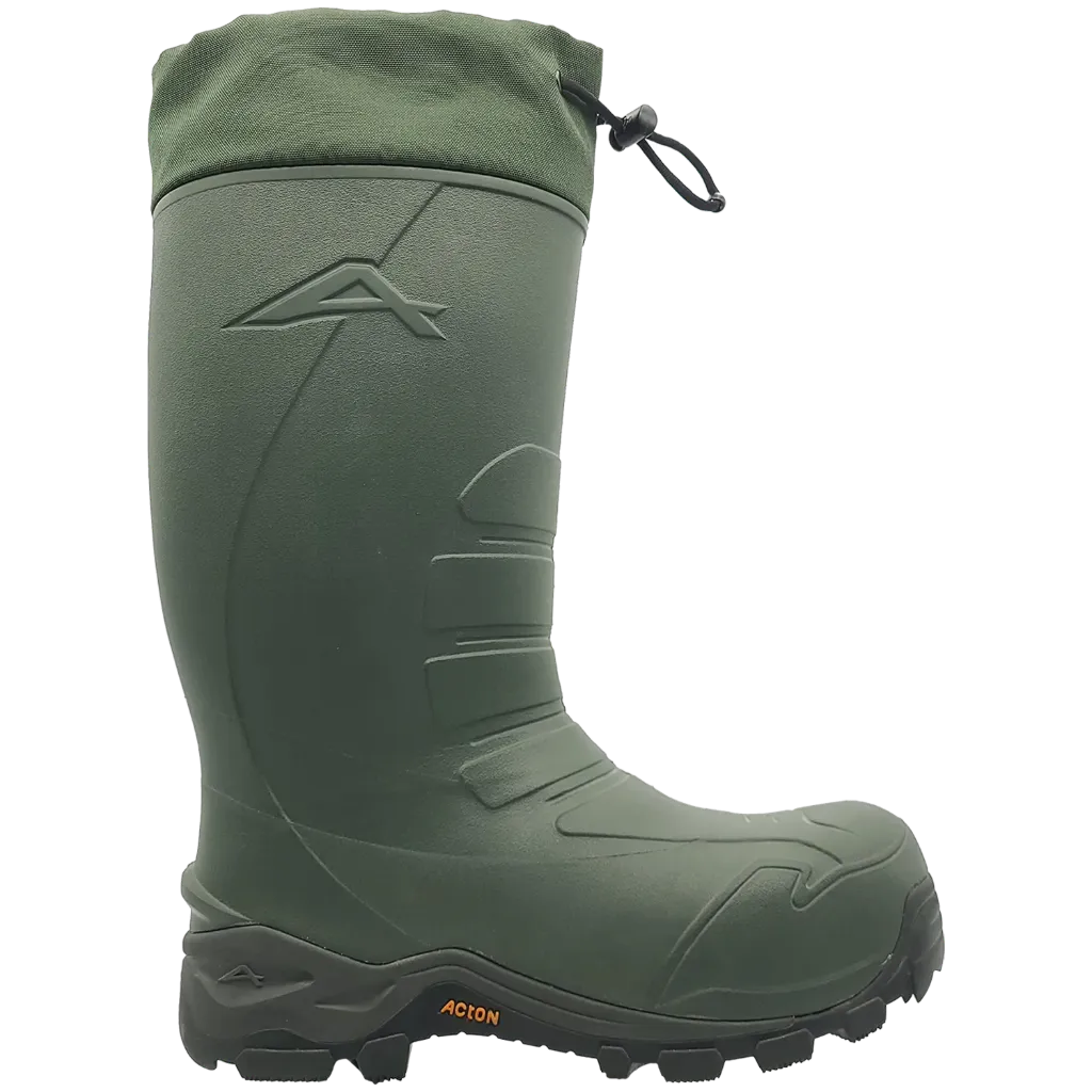 BHR0004 Botte imperméable avec feutre Unisexe Vert