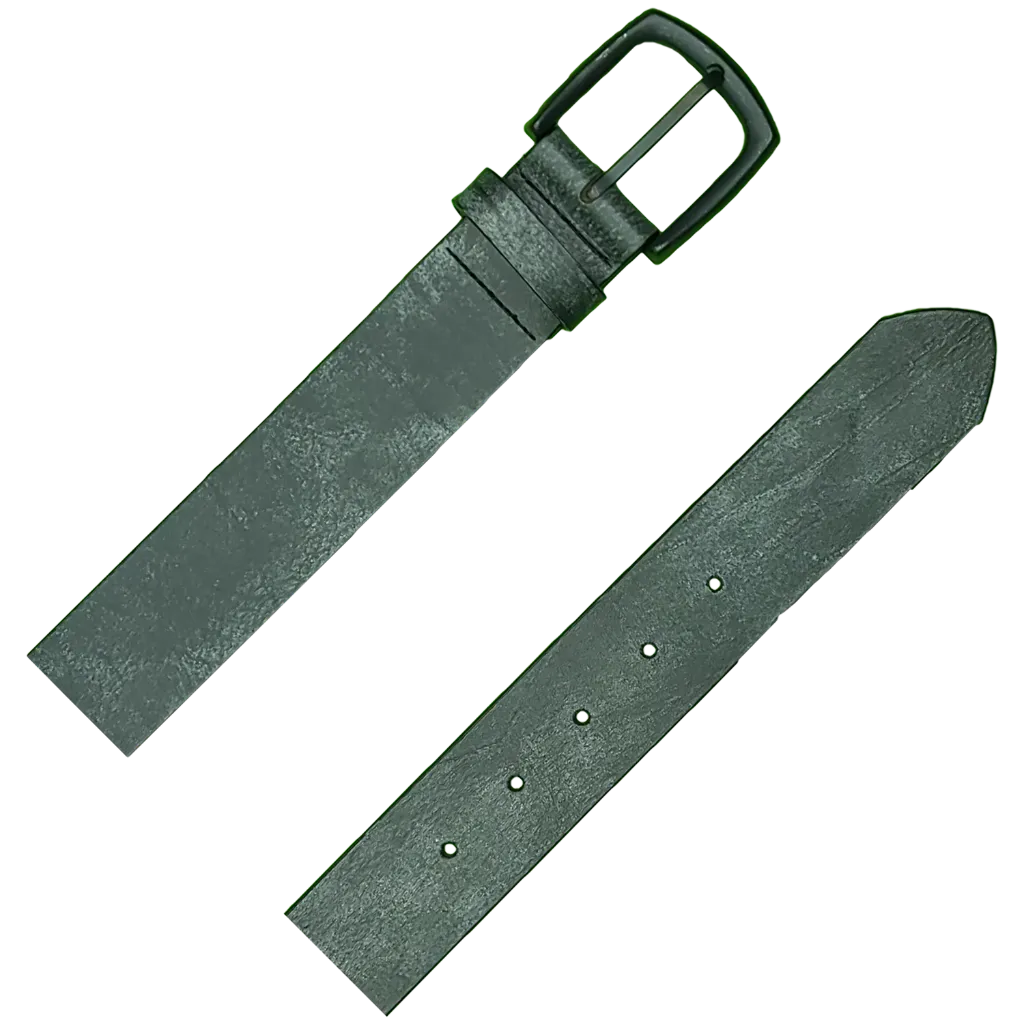 6270 Ceinture 1½" en cuir tacheté Gris -MALDO