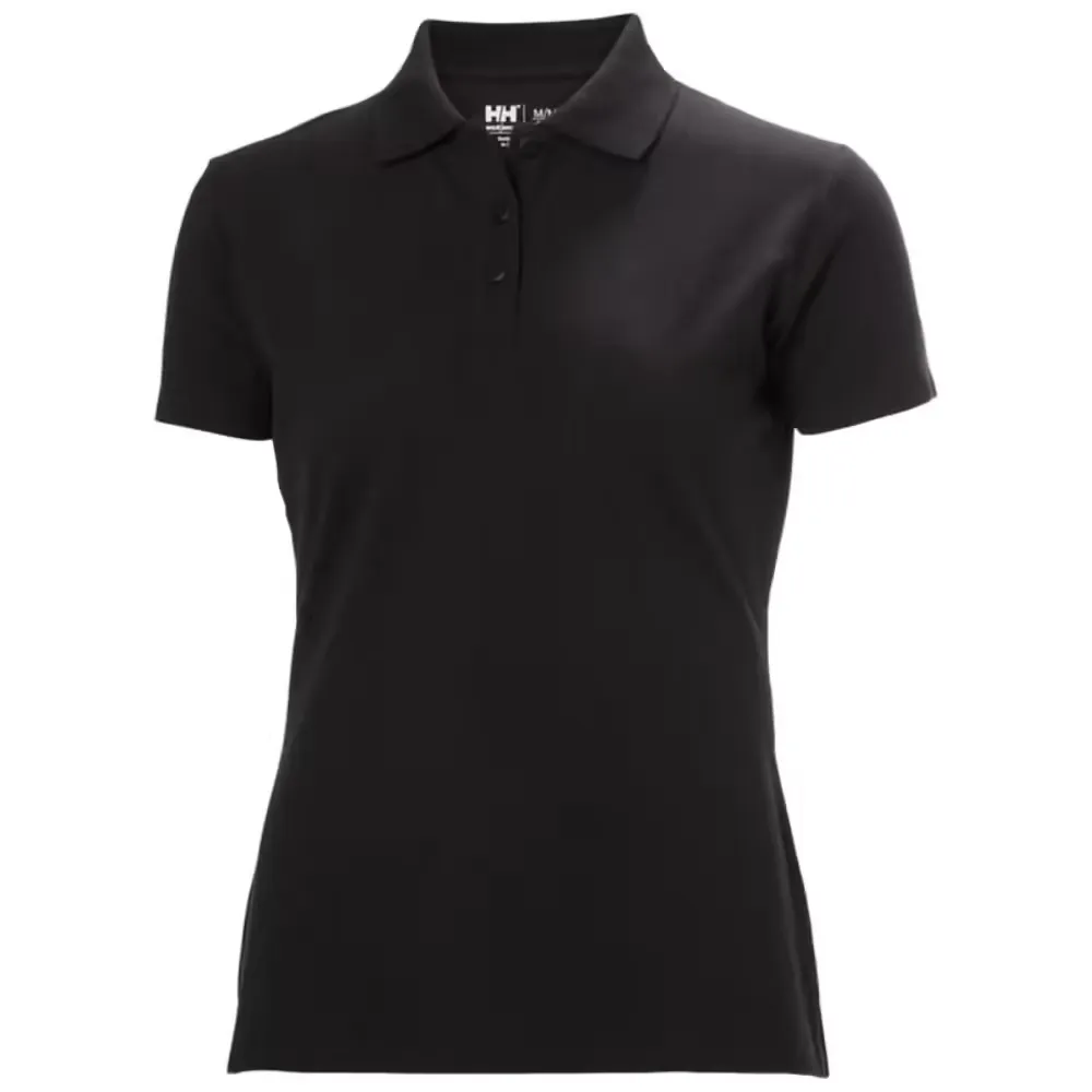 79168-990 Polo manches courtes -Coton Noir -HELLY HANSEN