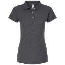 7007 Soft Touch Polo manches courtes -Poly/Coton Dark Heather -M&O