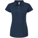 7007 Soft Touch Polo manches courtes -Poly/Coton Marine -M&O