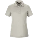 CF*4365 Polo pour femme manches courtes en polyester Blanc