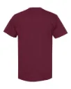 CH*3001 Chandail manches courtes en coton Rouge foncé -AMERICAN APPAREL