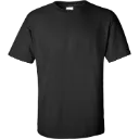 2000 Ultra Coton Chandail manches courtes -Coton Noir -GILDAN
