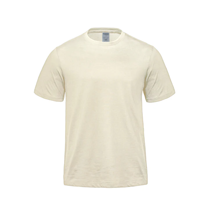S05500 Chandail manches courtes -Coton jersey Ivoire -MUSKOKA