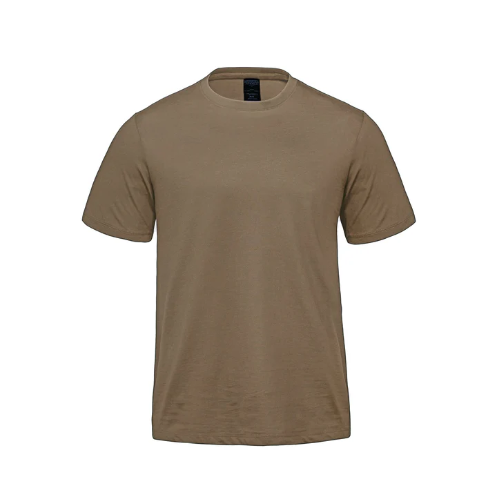 S05500 Chandail manches courtes -Coton jersey Taupe -MUSKOKA