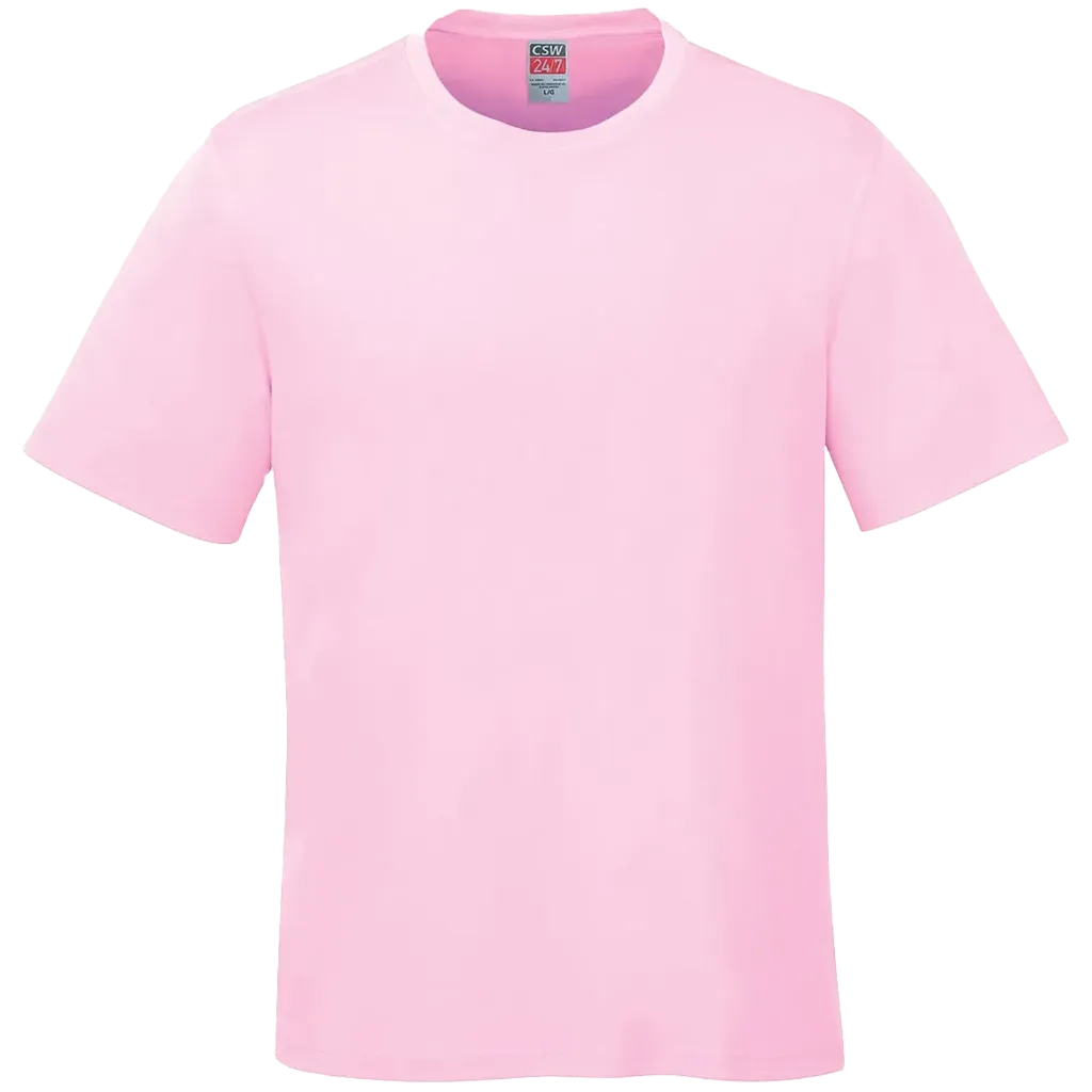 S05610 Parkour Chandail manches courtes -Coton Rose -CSW 24/7