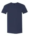 980 Softstyle Chandail manches courtes -Coton Marine Cendré -GILDAN