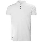 CH*4001 Polo manches courtes en coton Blanc
