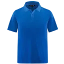 CH*4246 Polo manches courtes en polycoton Bleu royal