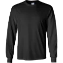 2400 Ultra Coton Chandail manches longues -Coton Noir -GILDAN