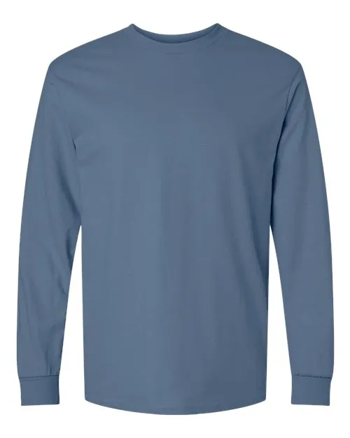 2400 Ultra Coton Chandail manches longues -Coton Bleu Indigo -GILDAN