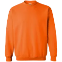 18000 Chandail manches longues en coton ouaté Orange Hv -GILDAN