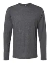 3520 Chandail manches longues -Poly/Coton Gris Cendré -M&O