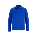 S05737 Birdie Polo manches Longues -Polyester Bleu Royal -CX2