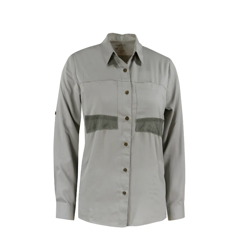 11-209 Chemise femme manches longues Gris -JACKFIELD