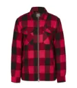 PF4002 Chemise femme à carreaux flanelle Rouge Noir -PILOTE & FILLES