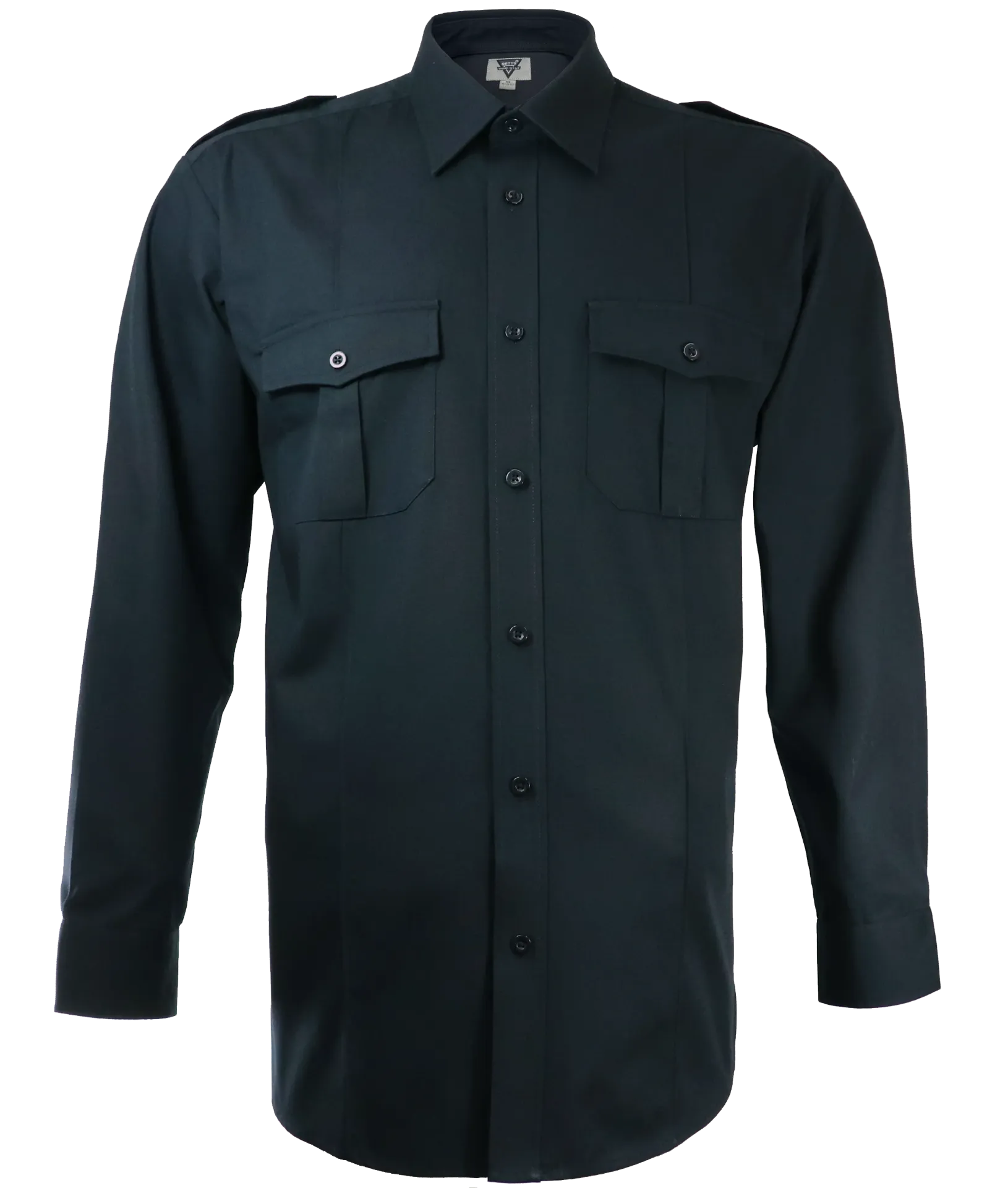 CMH1220 Chemise style militaire à manches longues Noir