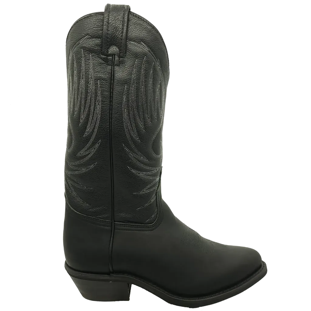 5065 Botte de Cowboy Noir -CANADA WEST