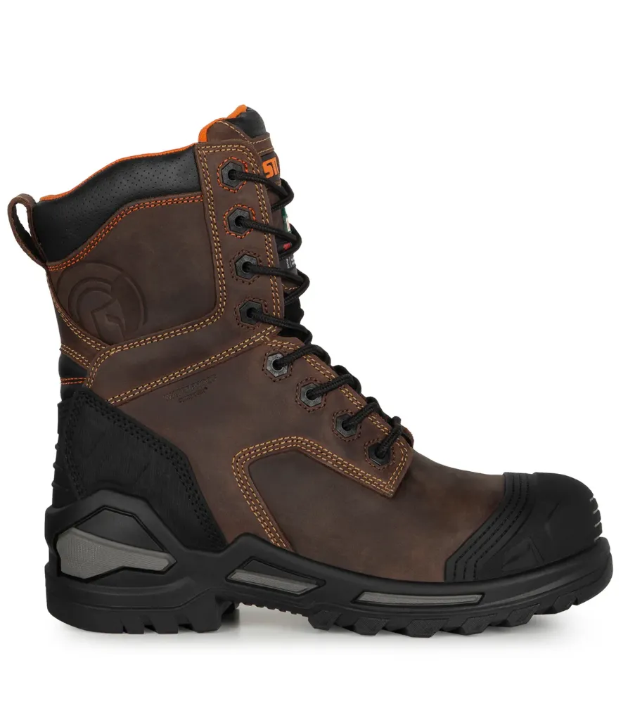 S29105-12 Botte CSA imperméable Sans métal Brun -STC