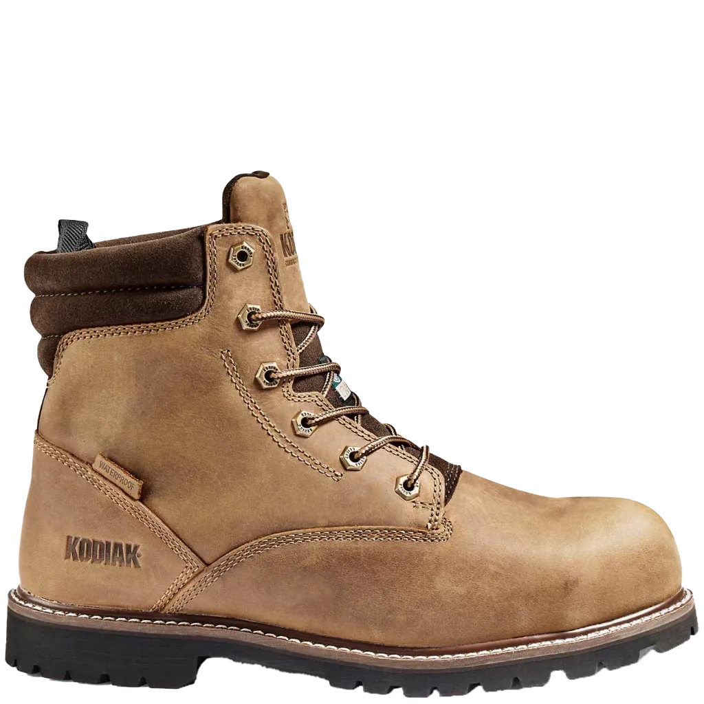 A4TFU Mckinney Bottillon CSA imperméable Sans métal Brun -KODIAK