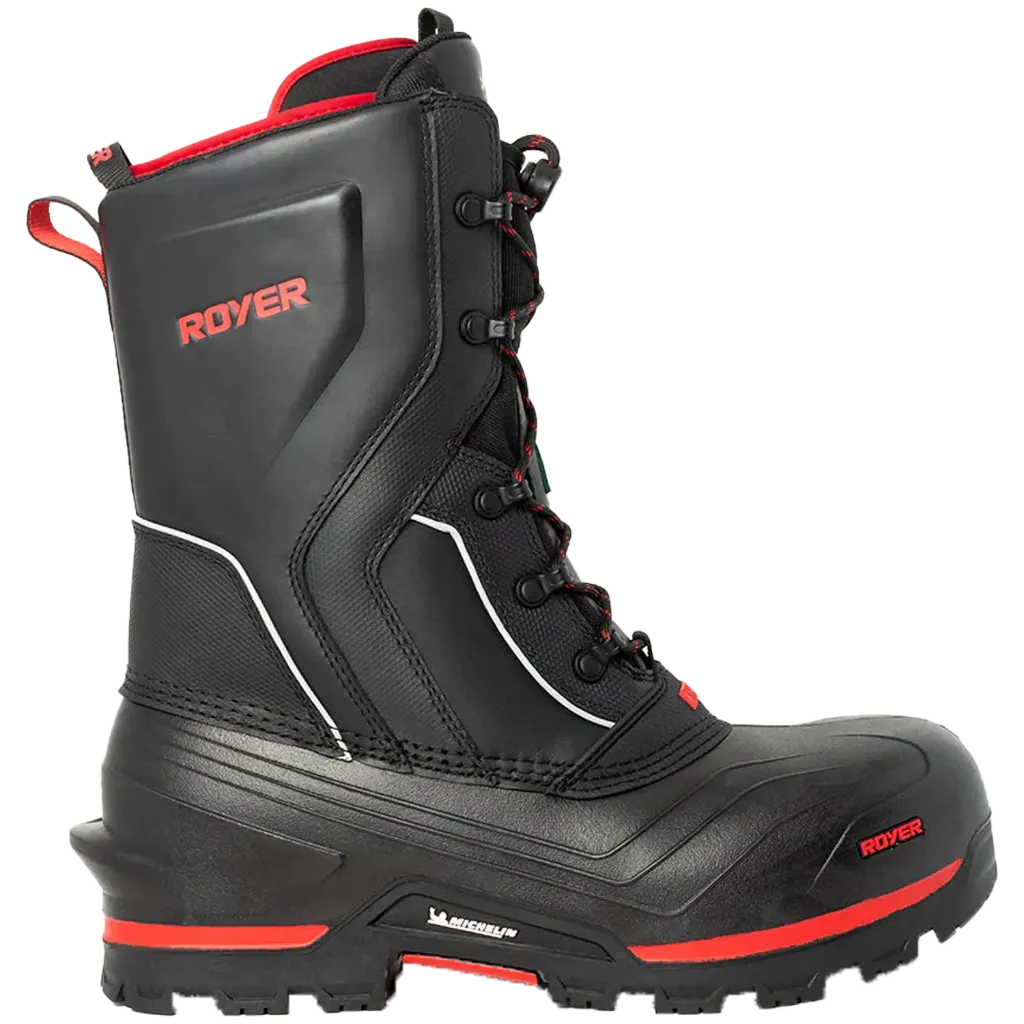 9009GL Glacius™ Botte CSA isolée -Met Int. Ftr Base Wp Noir Rouge -ROYER