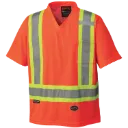 6979 Chandail Hv manches courtes Orange Hv -PIONEER