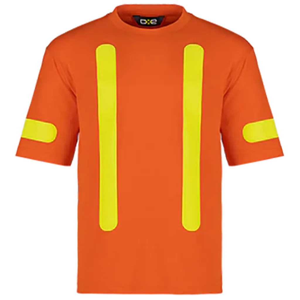 S05933 Sentry Chandail Hv manches courtes - Coton Orange Hv -CX2