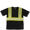 S392 Chandail Hv manches courtes Noir Hv -TOUGH DUCK