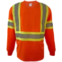 TS1204 ORG Chandail Hv manches courtes Orange Hv -COOLWORKS