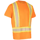 022-SEGCBE Chandail Hv manches courtes - Coton SG Orange Hv -FORCEFIELD