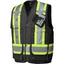 D**4002 Dossard arpenteur  Coton Noir