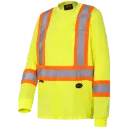 6982 Chandail Hv M.longues - Coton Jaune Hv -PIONEER