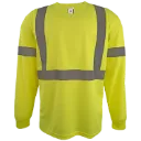 D**5901 Chandail Hv M.longues  Pol. Jaune fluo