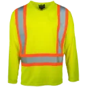 BEPCSALYLS Chandail Hv M.longues Jaune Hv -FORCEFIELD