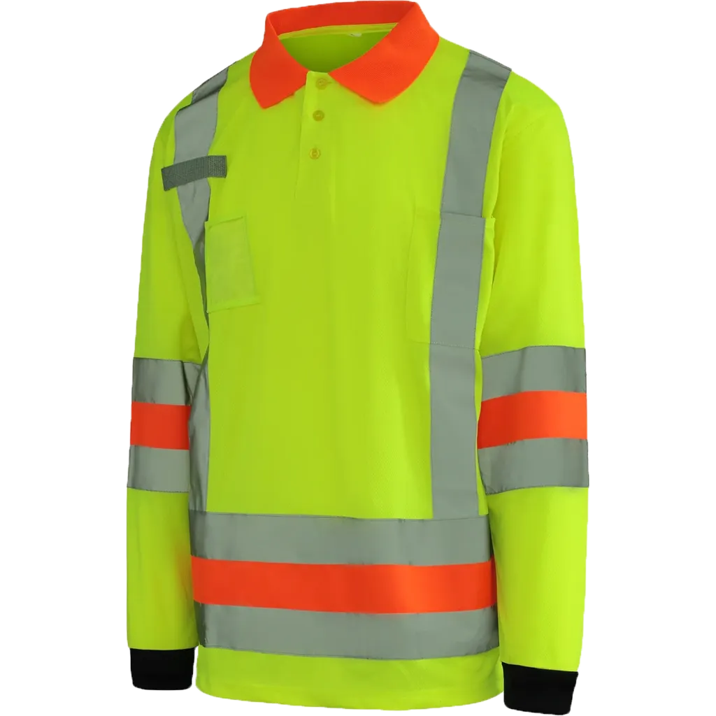 25-400-L-SIGN Chandail M.longues conforme MTQ Jaune Hv -10-4JOB