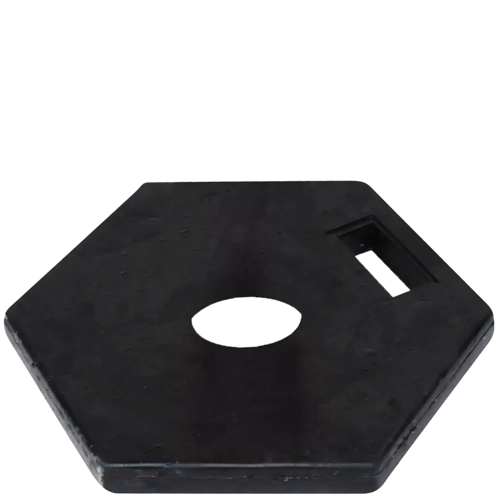 201 Stabilisateur de poteau délineateur 5kg Noir -PIONEER