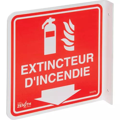 SHG576 Affiche Extincteur d'incendie 8X8 Rouge Rouge -ZENITH