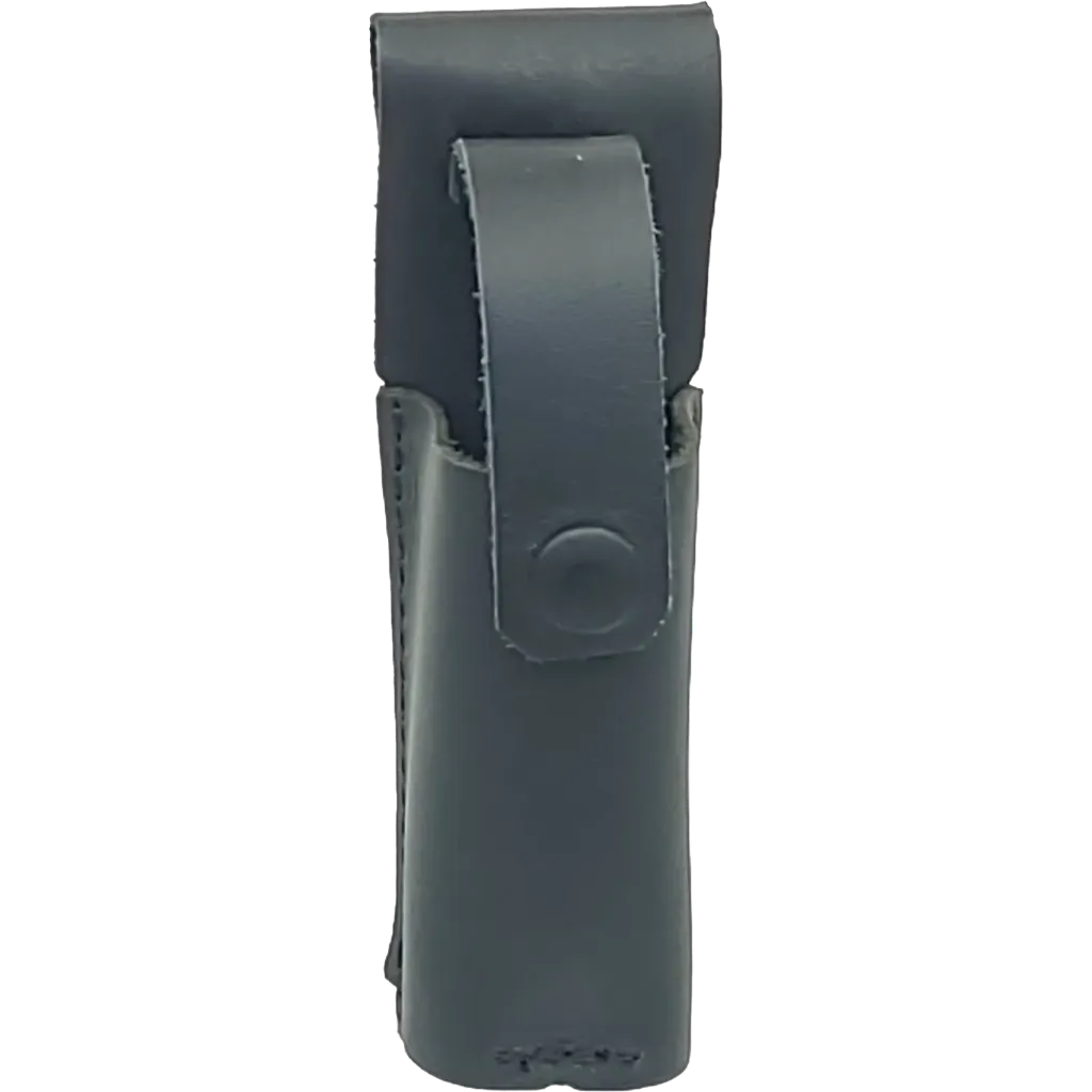 DM-895-A Etui a petite bouteille nitro - Rabat Noir -CUIRS DESROCHERS