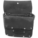 P-118 Sac clou 2 poches 1 poche fermé Noir -DURACUIR
