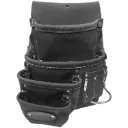 P-412 Sac clou 4 poches avec mart./cout. G. Noir -DURACUIR