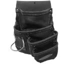 P-400 Sac clou 4 poches avec mart./cout. D. Noir -DURACUIR